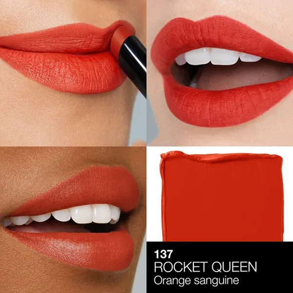 Son Nars Powermatte Lipstick 137 Rocked Queen Màu Đỏ Cam - Son Môi - Vua Hàng Hiệu