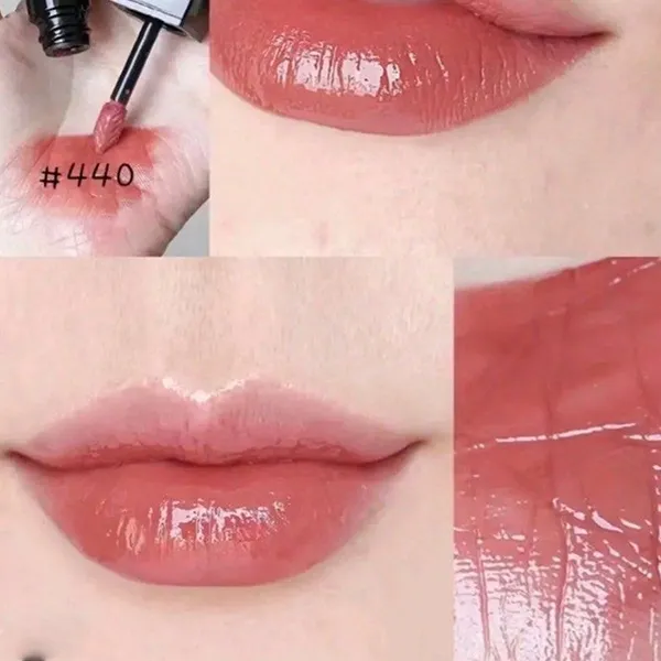 Son Yves Saint Laurent YSL The Inks Vinyl Cream 440 Màu Hồng Nude