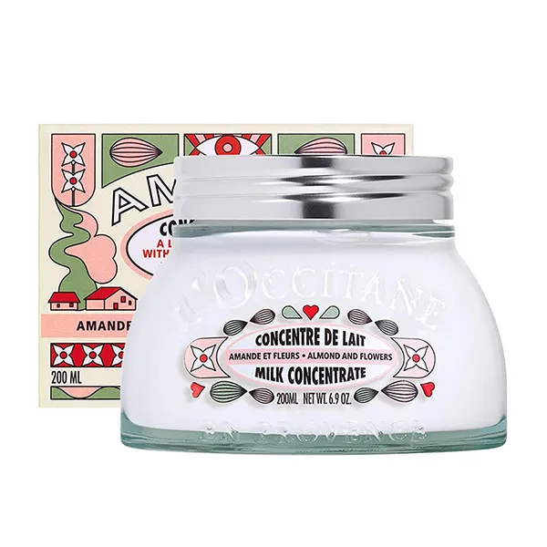 Sữa Dưỡng Thể Cấp Ẩm L'Occitane Almond & Flowers Milk Concentrate 200ml - Mỹ phẩm - Vua Hàng Hiệu