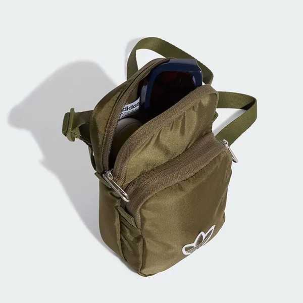Túi Đeo Chéo Adidas Festival Premium Essentials Bag IS4595 Màu Xanh Olive - Túi xách - Vua Hàng Hiệu