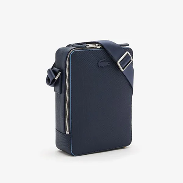 Túi Đeo Chéo Nam Lacoste Vertical Camera Bag NH3271CE K39 Màu Xanh Đen