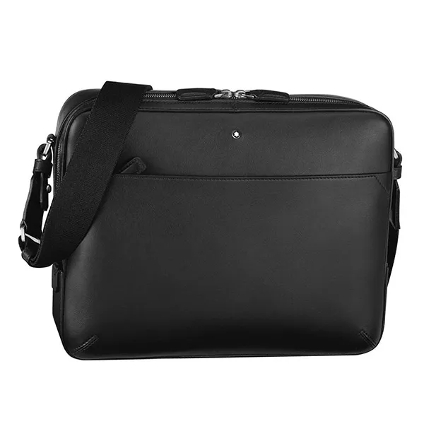 Túi Đeo Chéo Nam Montblanc Meisterstuck Urban Zip Top Cross Body Bag Màu Đen