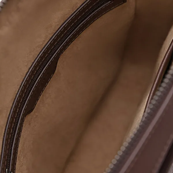 Túi Đeo Chéo Nam Pedro Henry Leather Sling Crossbody Dark Brown PM2-26320147-5 Màu Nâu Đậm