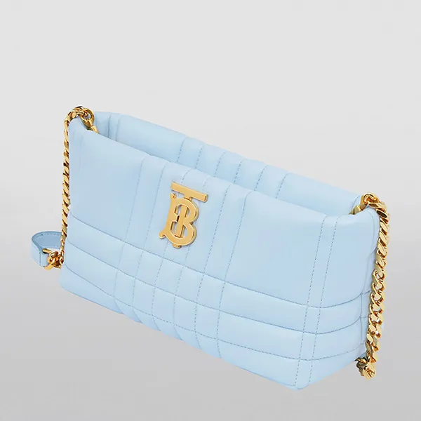 Túi Đeo Chéo Nữ Burberry BBR Small Lola Shoulder Bag Màu Xanh Pastel