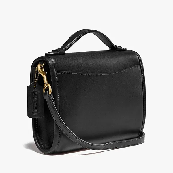 Túi Đeo Chéo Nữ Coach Kip Turnlock Crossbody C3486 Màu Đen