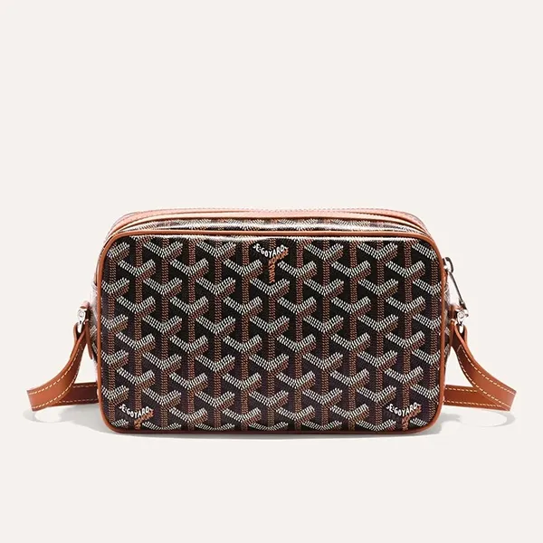 Túi Đeo Chéo Nữ Goyard Cap-Vert PM Bag Brown CAPVE2PMLTY Màu Nâu Đen - Túi xách - Vua Hàng Hiệu