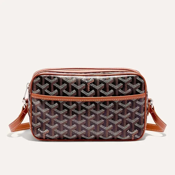 Túi Đeo Chéo Nữ Goyard Cap-Vert PM Bag Brown CAPVE2PMLTY Màu Nâu Đen - Túi xách - Vua Hàng Hiệu