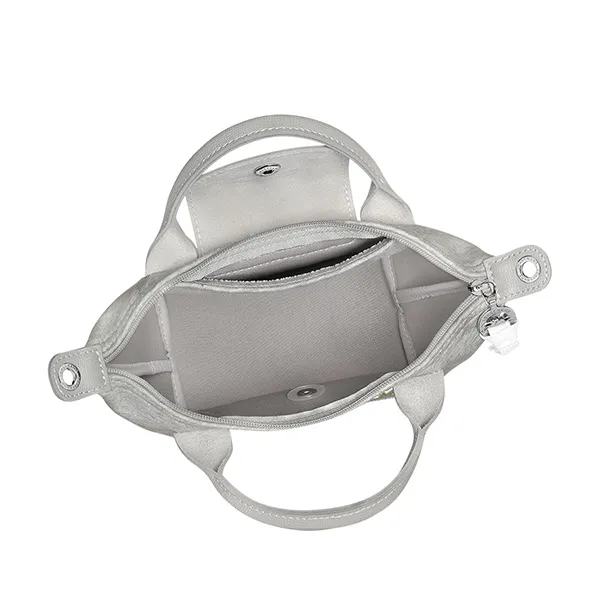Túi Đeo Chéo Nữ Longchamp Le Pliage Collection Small Grey Màu Xám - Túi xách - Vua Hàng Hiệu