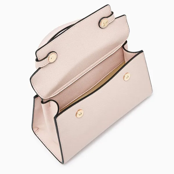 Túi Đeo Chéo Nữ Lyn Anderson Top Handle S Handbags LL24CBS055 Màu Hồng Nhạt