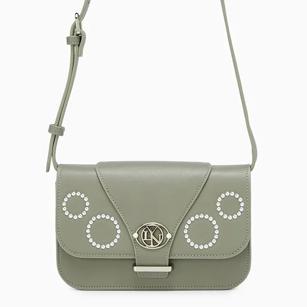 Túi Đeo Chéo Nữ Lyn Magaret Shoulder Bags LL24FBF092 Grey Màu Xám