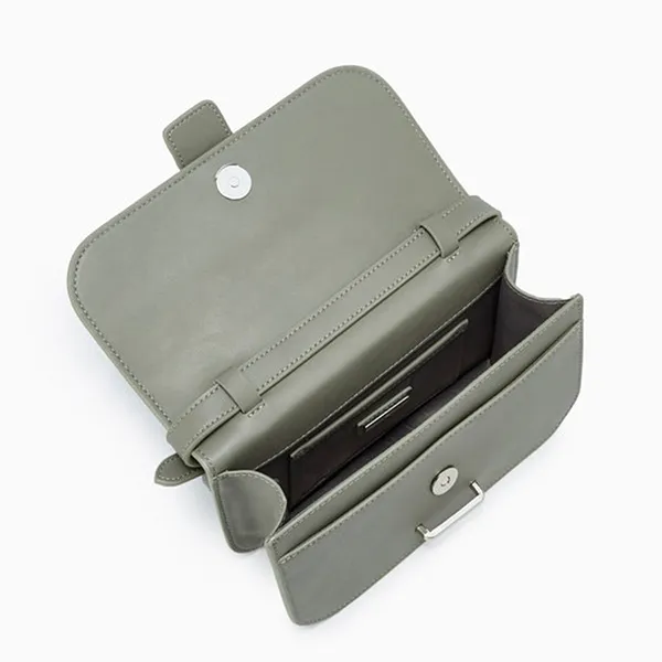 Túi Đeo Chéo Nữ Lyn Magaret Shoulder Bags LL24FBF092 Grey Màu Xám