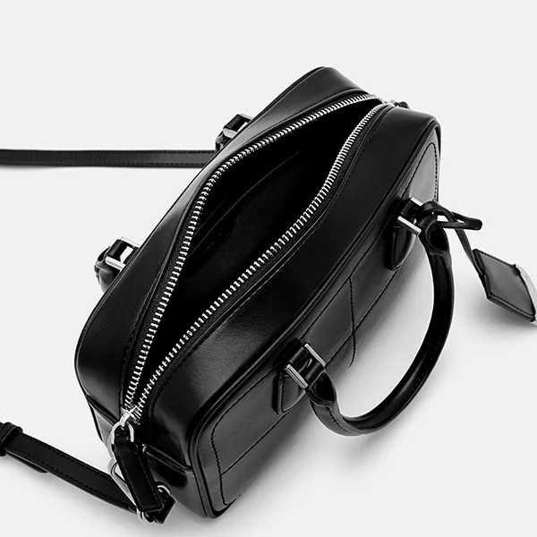 Túi Đeo Chéo Nữ Pedro Seren Bowling Bag Black PW2-65060007_BLACK Màu Đen - Túi xách - Vua Hàng Hiệu
