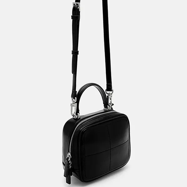 Túi Đeo Chéo Nữ Pedro Seren Mini Shoulder Bag Black PW2-75060116 Màu Đen - Túi xách - Vua Hàng Hiệu