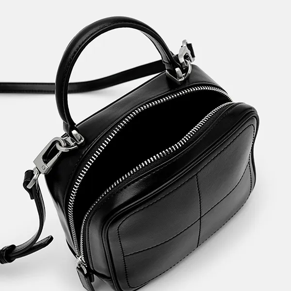Túi Đeo Chéo Nữ Pedro Seren Mini Shoulder Bag Black PW2-75060116 Màu Đen - Túi xách - Vua Hàng Hiệu