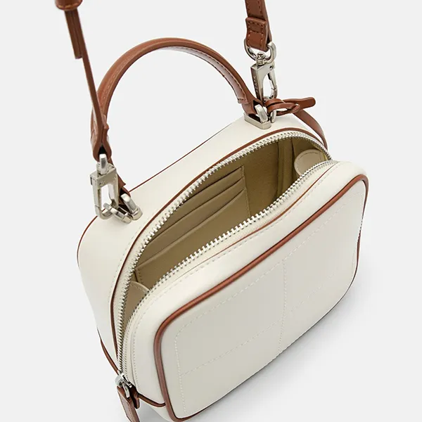 Túi Đeo Chéo Nữ Pedro Seren Mini Shoulder Bag Chalk PW2-75060116 Màu Trắng