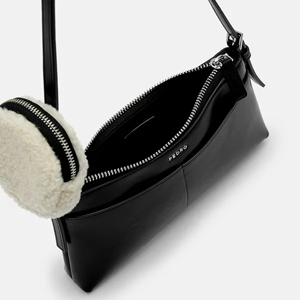Túi Đeo Chéo Nữ Pedro Sling Pouch PW4-65940035 Black Màu Đen - Túi xách - Vua Hàng Hiệu