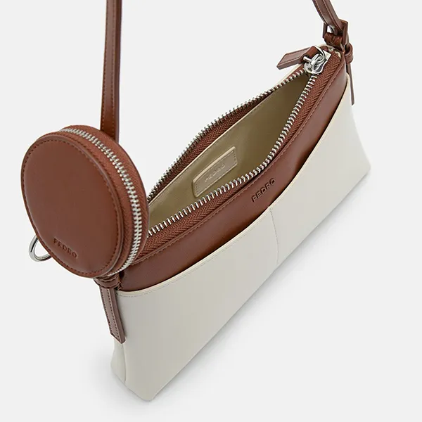 Túi Đeo Chéo Nữ Pedro Sling Pouch PW4-65940035 Chalk Màu Trắng