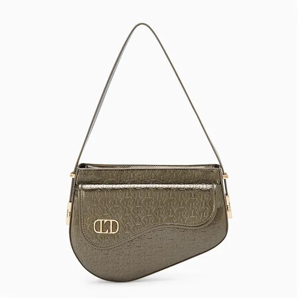 Túi Đeo Vai Lyn Janece Shoulder Bags LL24FBF064 Màu Xám Đậm - Túi xách - Vua Hàng Hiệu