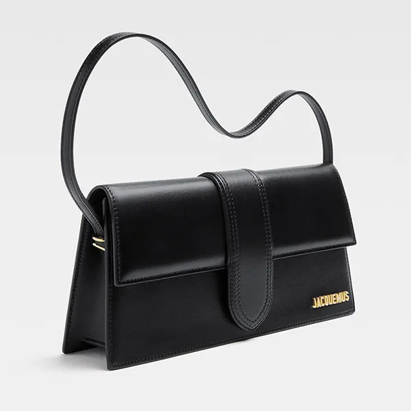 Túi Đeo Vai Nữ Jacquemus Le Bambino Long Flap Bag 221BA013-3060 Màu Đen