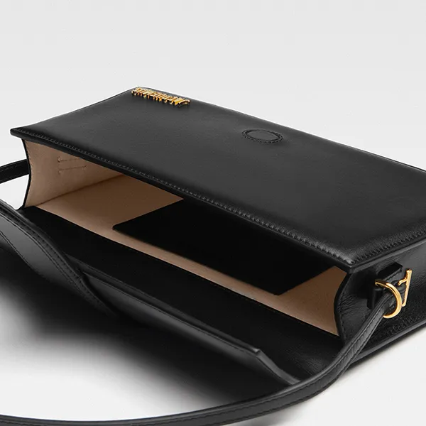 Túi Đeo Vai Nữ Jacquemus Le Bambino Long Flap Bag 221BA013-3060 Màu Đen