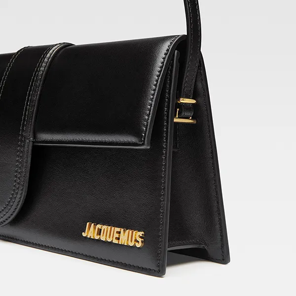 Túi Đeo Vai Nữ Jacquemus Le Bambino Long Flap Bag 221BA013-3060 Màu Đen