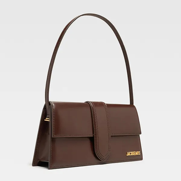 Túi Đeo Vai Nữ Jacquemus Le Bambino Long Flap Bag 221BA013-3100 Màu Nâu