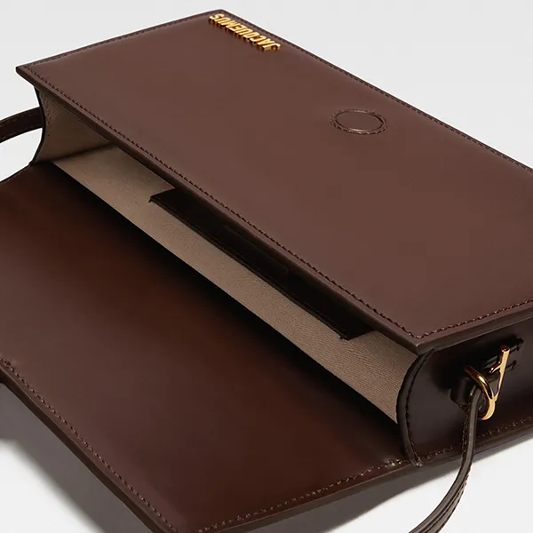 Túi Đeo Vai Nữ Jacquemus Le Bambino Long Flap Bag 221BA013-3100 Màu Nâu