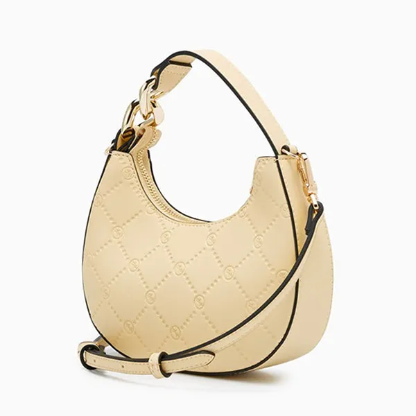 Túi Đeo Vai Nữ Lyn Minky Top Handle Handbags LL24CBF045 Yellow Màu Vàng