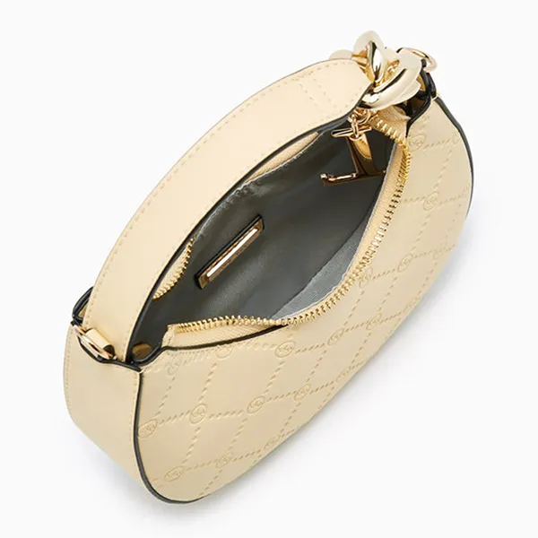 Túi Đeo Vai Nữ Lyn Minky Top Handle Handbags LL24CBF045 Yellow Màu Vàng