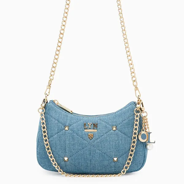 Túi Đeo Vai Nữ Lyn Tricia Shoulder Bags LL24FBS379 Màu Xanh Denim
