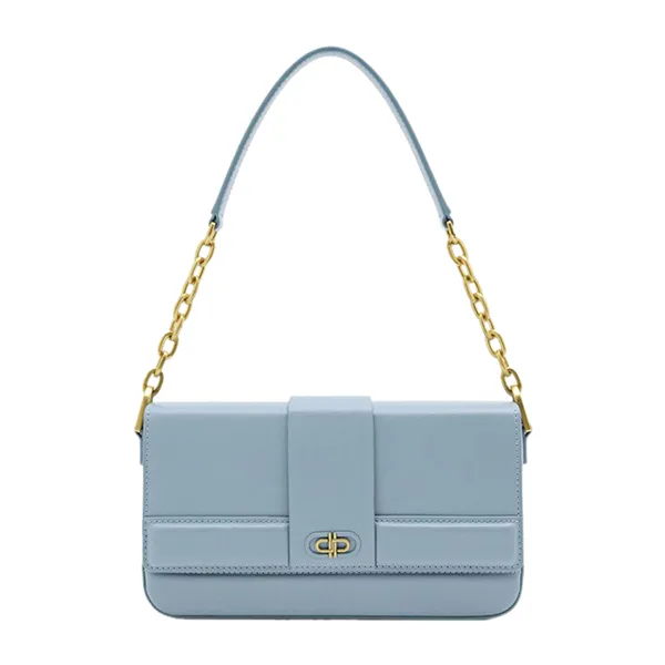 Túi Đeo Vai Pedro Icon Leather Sling Shoulder Bag Slate Blue PM2-25210231 Màu Xanh Da Trời