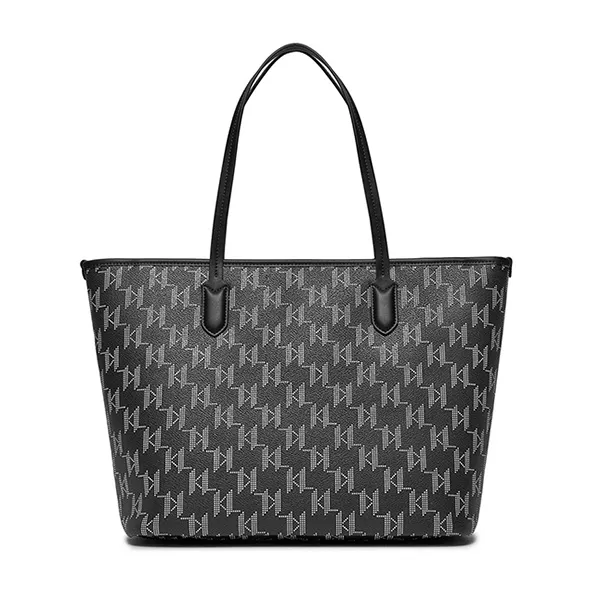 Túi Tote Nữ Karl Lagerfeld Ikonik Monogram Bag 240W3087-999-OS Màu Đen - Túi xách - Vua Hàng Hiệu