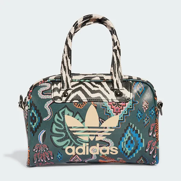 Túi Xách Adidas X Farm Rio Mini Bowling Bag IY2337 Màu Xanh Họa Tiết - Túi xách - Vua Hàng Hiệu