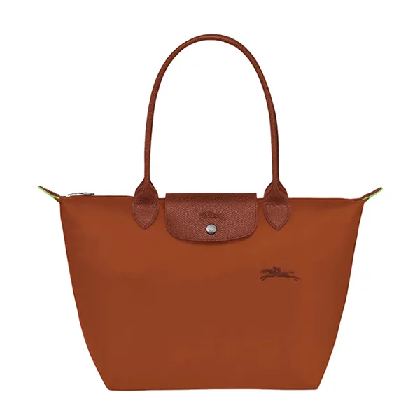 Túi Xách Nữ Longchamp Le Pliage Cognac M Bag Brown Recycled Canvas L2605919504 Màu Nâu - Túi xách - Vua Hàng Hiệu