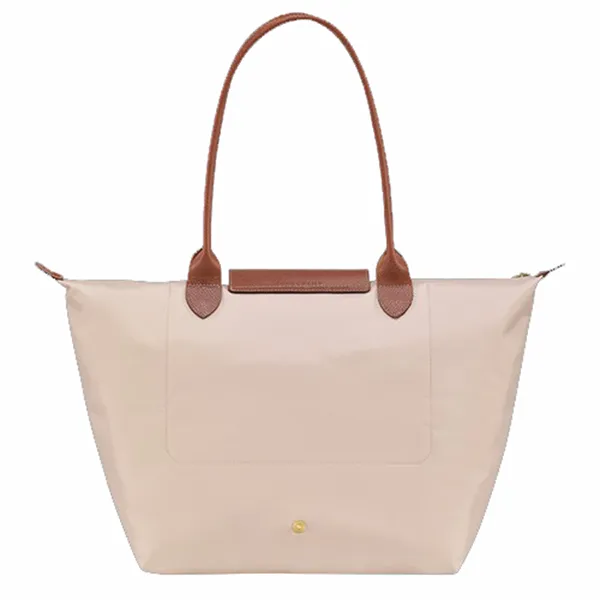 Túi Xách Nữ Longchamp Le Pliage Large Beige With Handle Paper L1899089P71 Màu Be - Túi xách - Vua Hàng Hiệu
