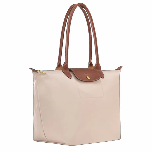 Túi Xách Nữ Longchamp Le Pliage Large Beige With Handle Paper L1899089P71 Màu Be - Túi xách - Vua Hàng Hiệu