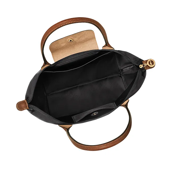 Túi Xách Nữ Longchamp Le Pliage Noir Origin M Bag Recycled Canvas L2605089001 Màu Đen - Túi xách - Vua Hàng Hiệu