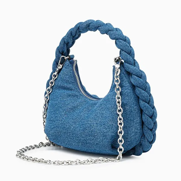 Túi Xách Nữ Lyn Croft Top Denim Version Handbags LL24FBF056 Màu Xanh Denim