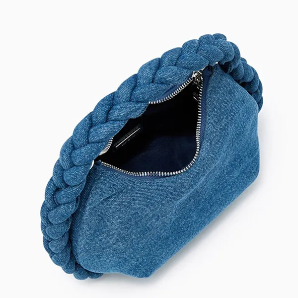 Túi Xách Nữ Lyn Croft Top Denim Version Handbags LL24FBF056 Màu Xanh Denim