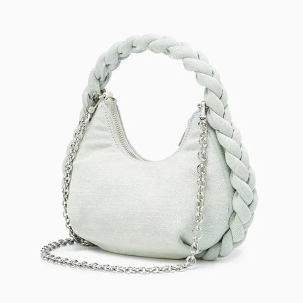 Túi Xách Nữ Lyn Croft Top Denim Version Handbags LL24FBF056 Màu Xanh Lợt
