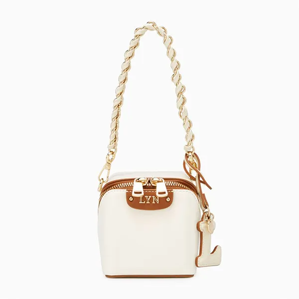 Túi Xách Nữ Lyn Ellie Handle Handbags LL24FBF076 White Màu Trắng Nâu