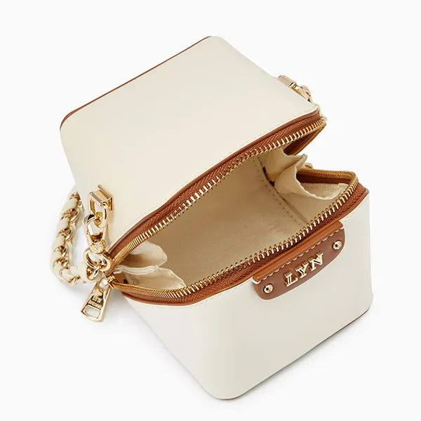 Túi Xách Nữ Lyn Ellie Handle Handbags LL24FBF076 White Màu Trắng Nâu