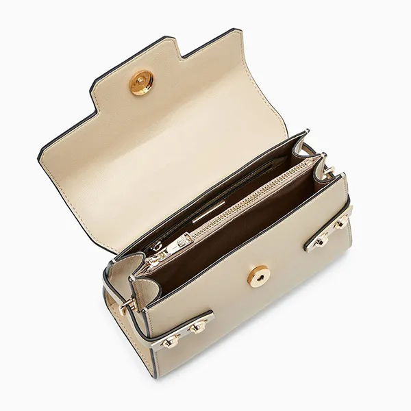 Túi Xách Nữ Lyn Fineness Bambi Top S Handbags LL24SBS013 Màu Be - Túi xách - Vua Hàng Hiệu