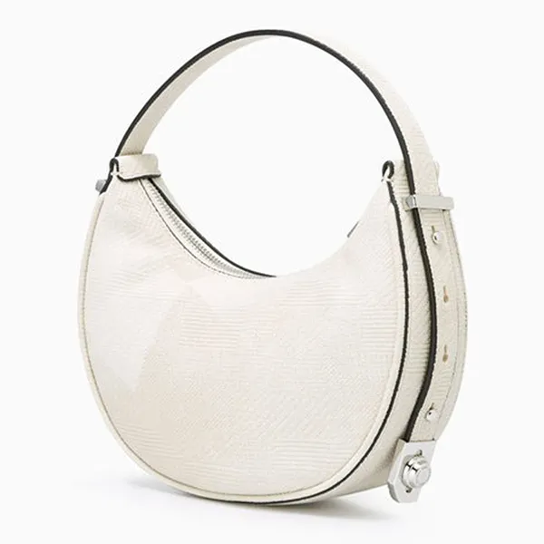 Túi Xách Nữ Lyn Finery M Shoulder Bags LL24FBS144 Ivory Màu Trắng Ngà