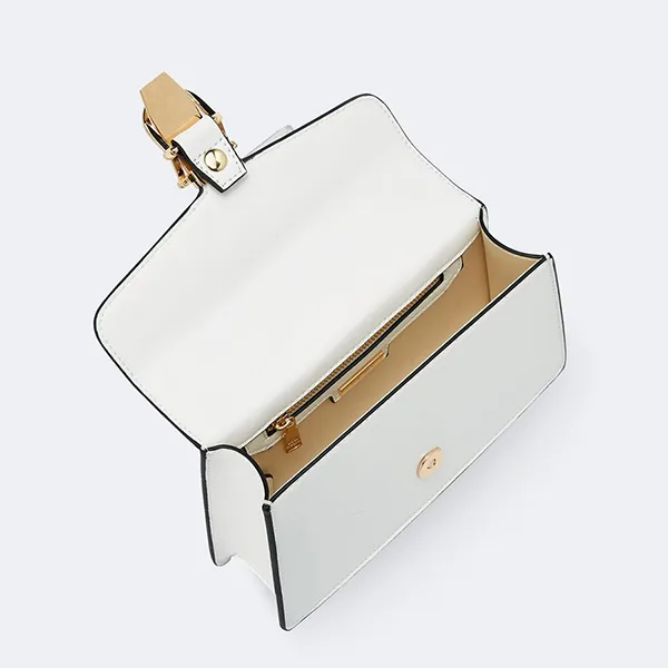 Túi Xách Nữ Lyn Mills Top Handle M Handbags LL24FBF115 Màu Trắng
