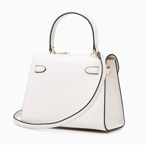 Túi Xách Nữ Lyn Raff Pocket Top Handle M Handbags LL24FBS127 Màu Trắng Xám