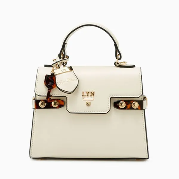 Túi Xách Nữ Lyn Re-Edit Marble Top Handle S Handbags LL24FBS168 Màu Trắng