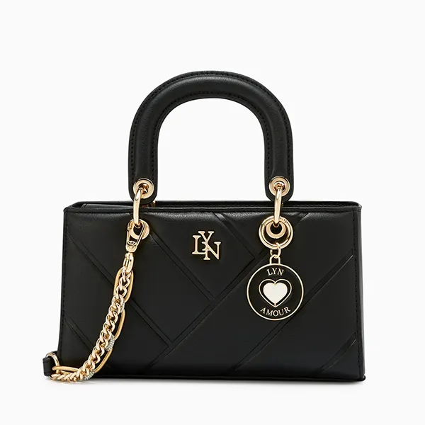 Túi Xách Nữ Lyn Varenna Top Handle S Handbags LL24CBF247 Black Màu Đen