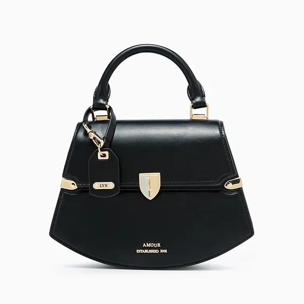 Túi Xách Nữ Lyn Vezio Top Handle S Handbags LL24CBF255 Màu Đen