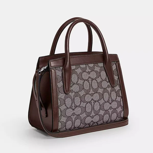 Túi Xách Tay Nữ Coach Andrea Carryall Hand Bag CT766 Màu Nâu Đậm